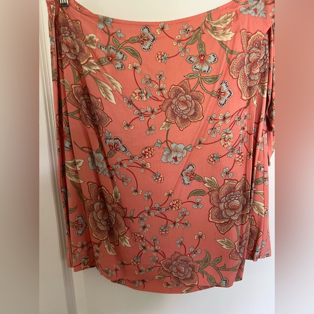 Tropical wrap skirt size 16